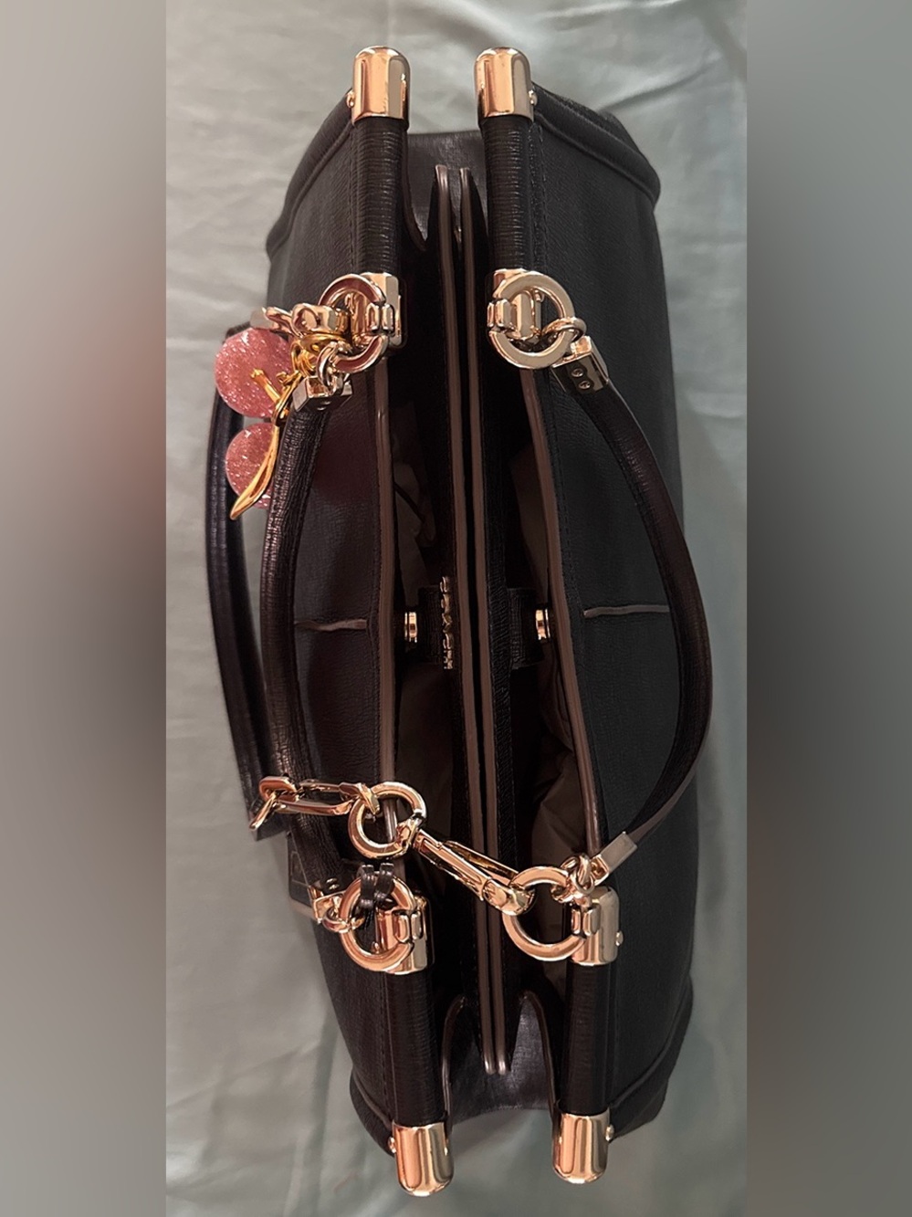 Coach 25245 Madison Caroline Satchel With Coach Dust Bag - Picture 6 of 15